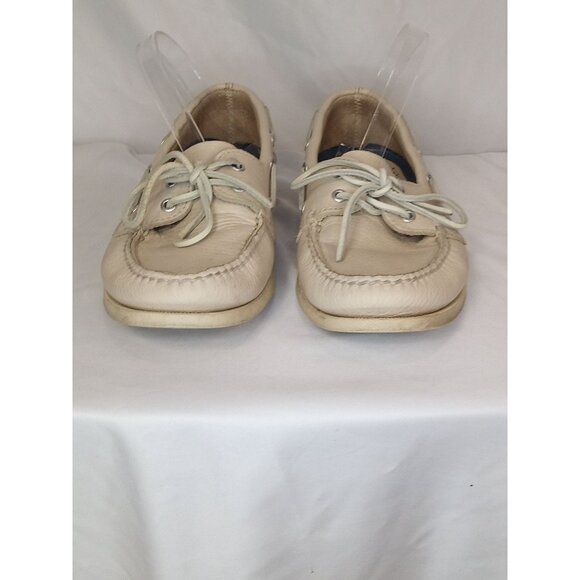 Sperry Top Sider Off White Men's Boat Shoes Size 10.5 - Picture 3 of 8